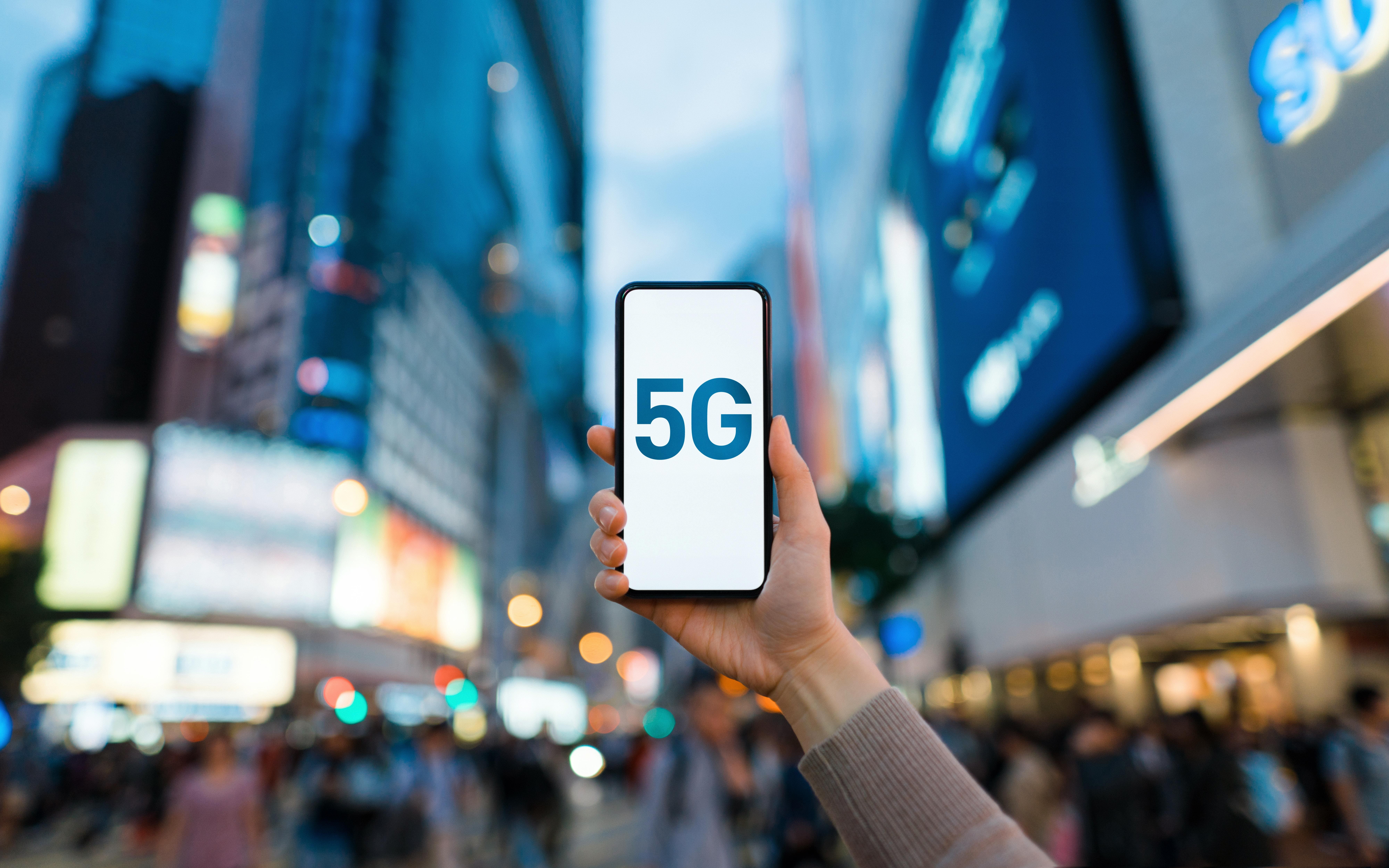Cena de reportagem: real-World 5G Speeds Are Slower Than Expected, no trecho “Onde o 5G já chega”