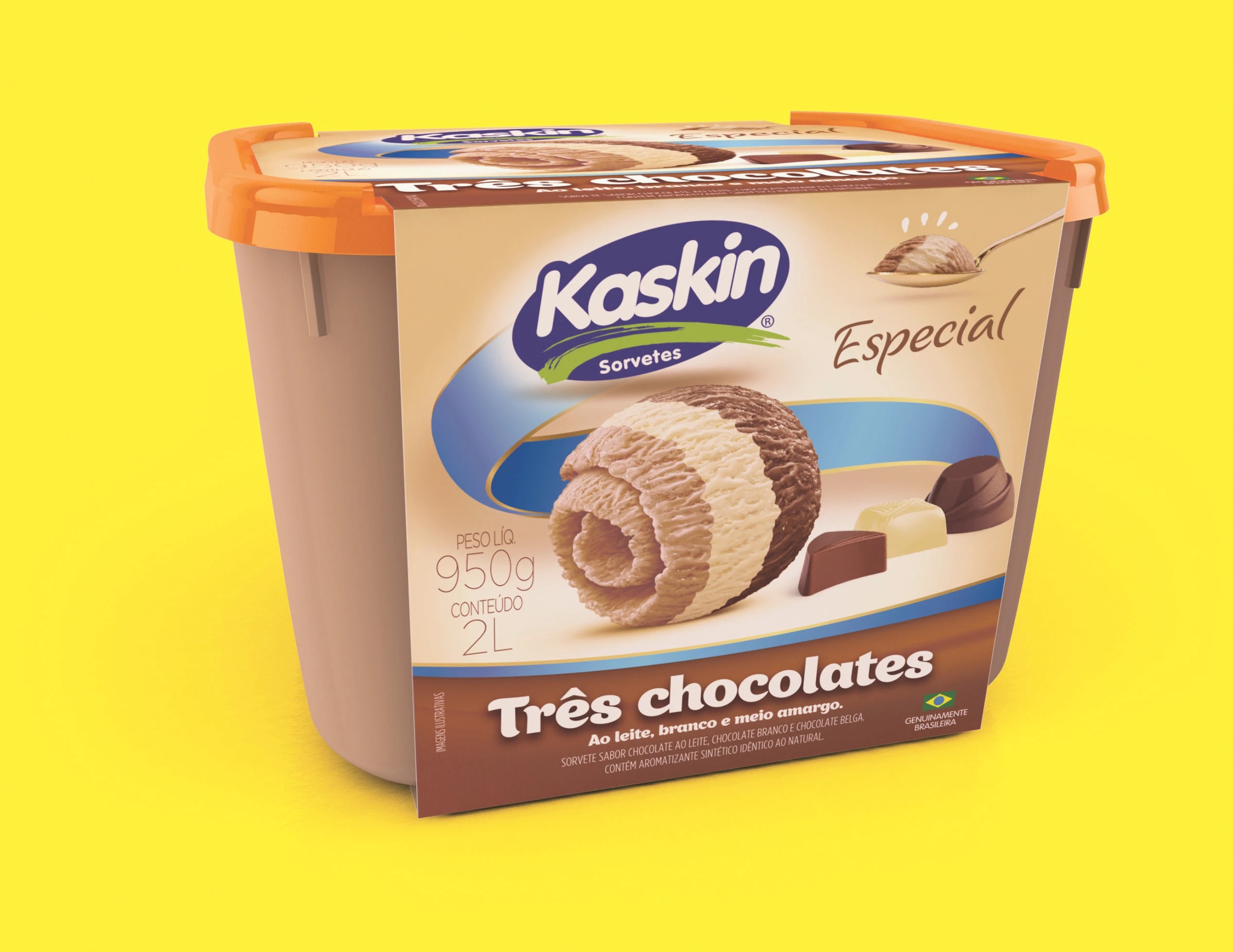 Cena de reportagem: ice Cream Kaskin 2L :: Behance, no trecho “O suplemento de proteína e a propaganda irregular”