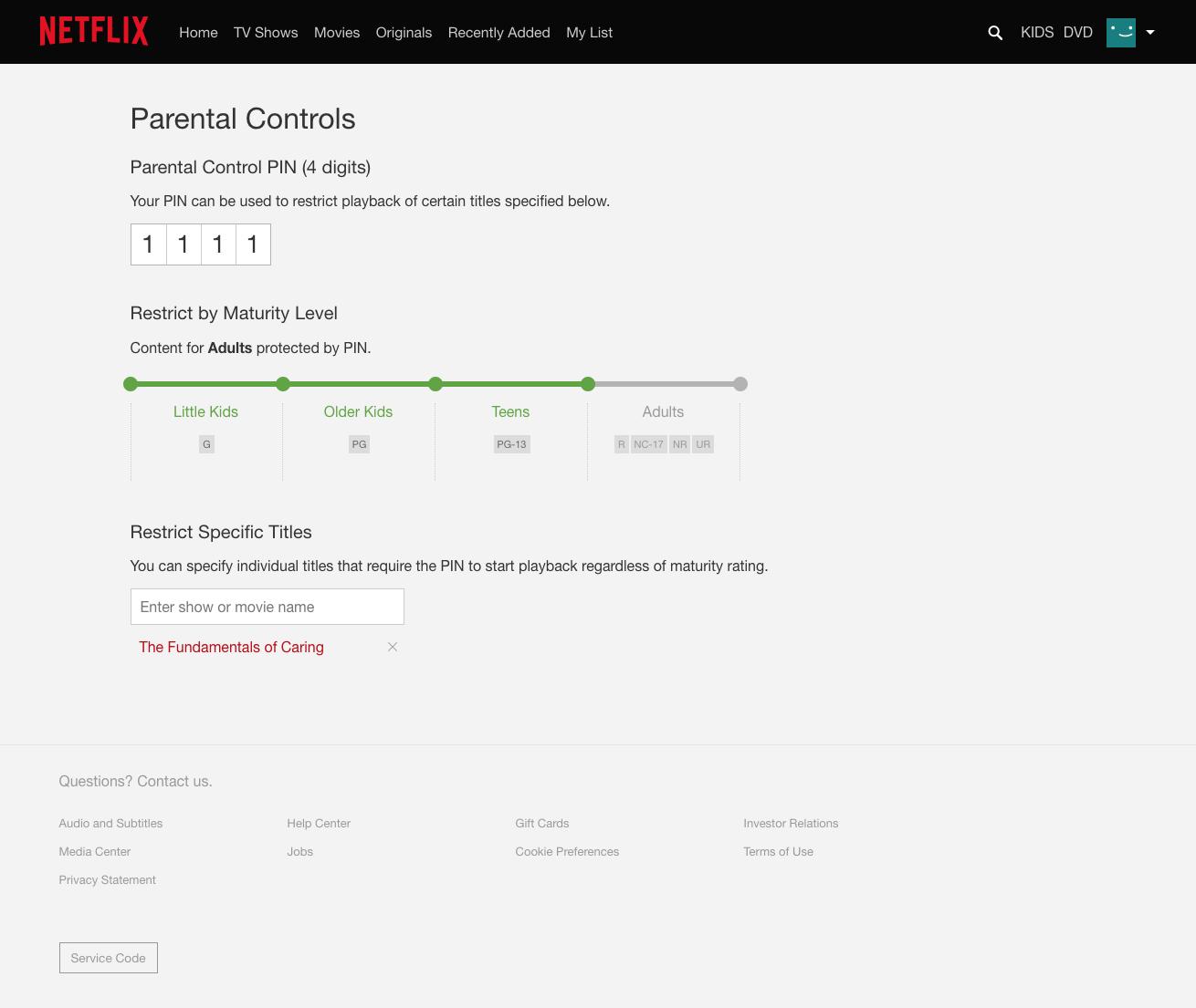 Cena de reportagem: netflix is introducing improved parental controls and maturity ratings iMore, no trecho “Bloqueio de título e classificação etária”