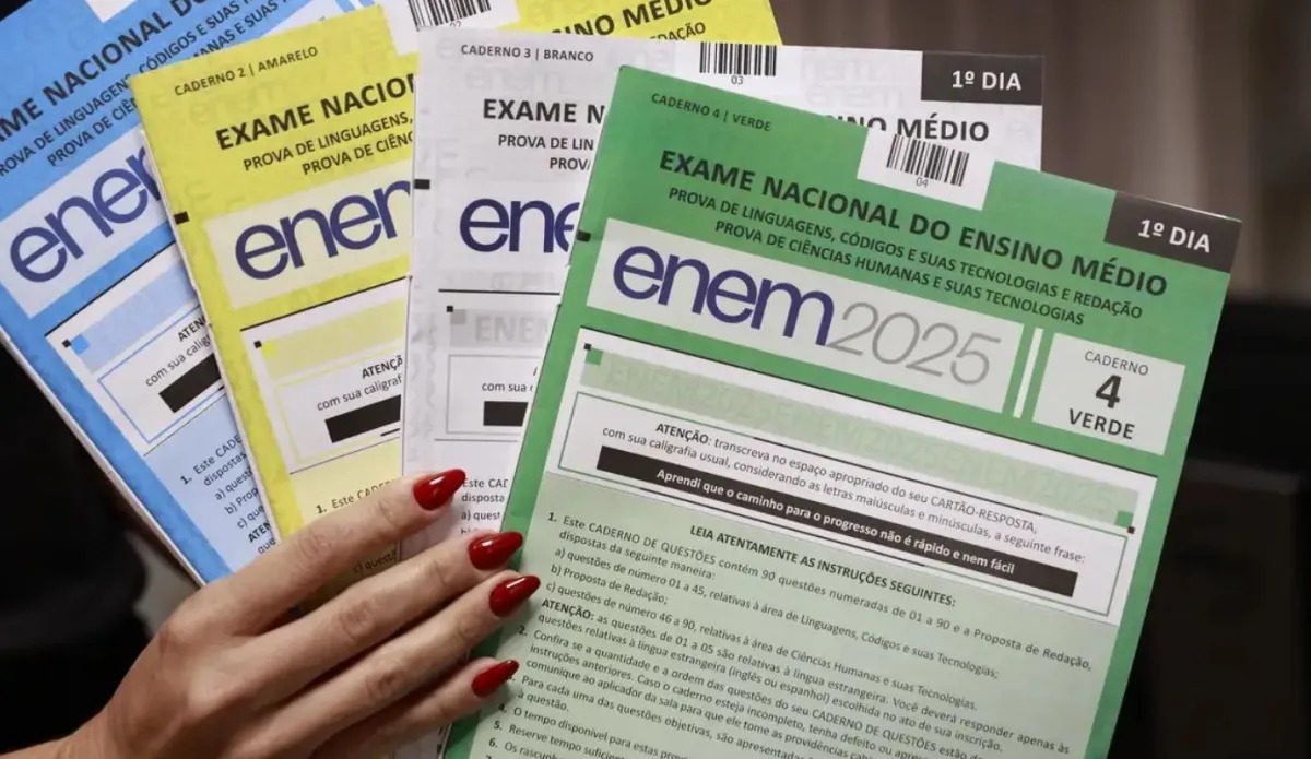 Cena de reportagem: registration for the 2026 ENEM exam is now open; check out the new features of t, no trecho “Novas matrizes e padrões de desempenho”