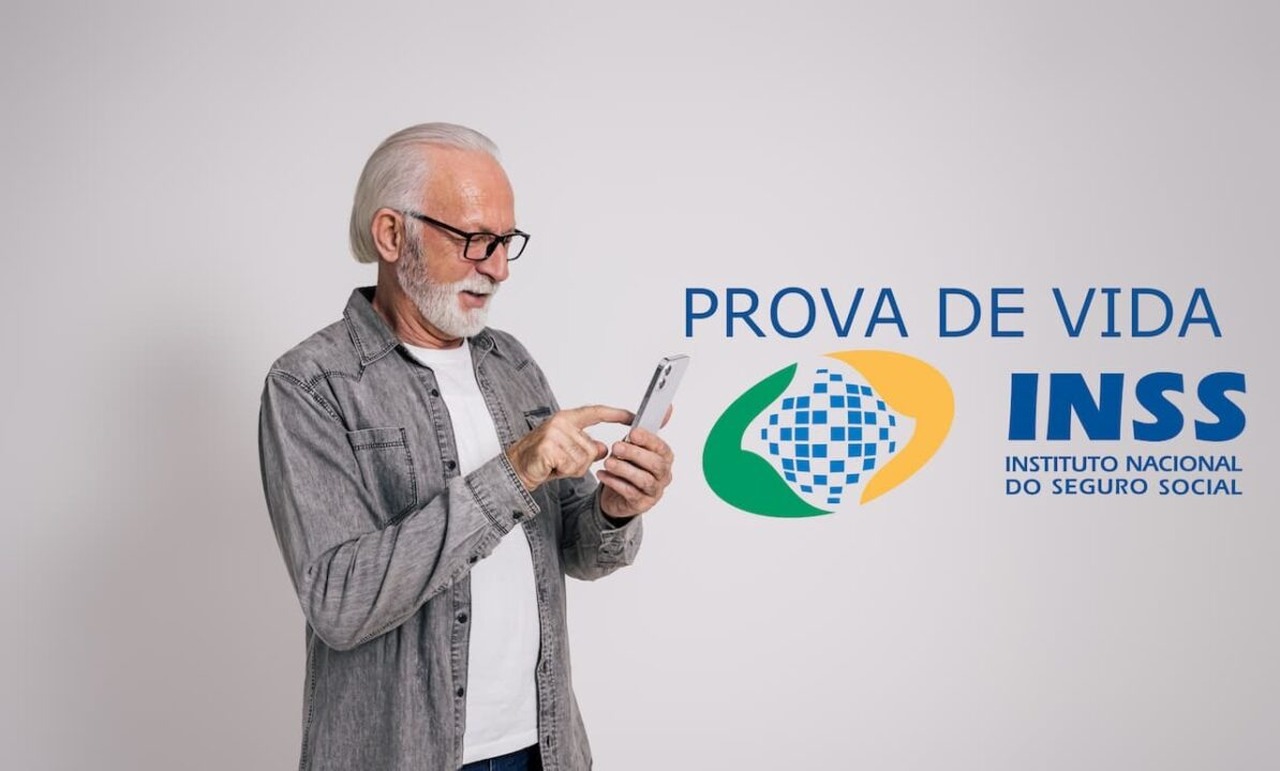 Cena de reportagem: prova de vida: INSS ameaça suspender aposentadorias; veja, no trecho “Como identificar o golpe”