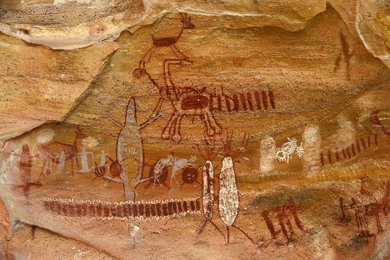Cena de reportagem: parque Nacional Serra da Capivara - A maior concentração d. Flickr, no trecho “O que há para ver”
