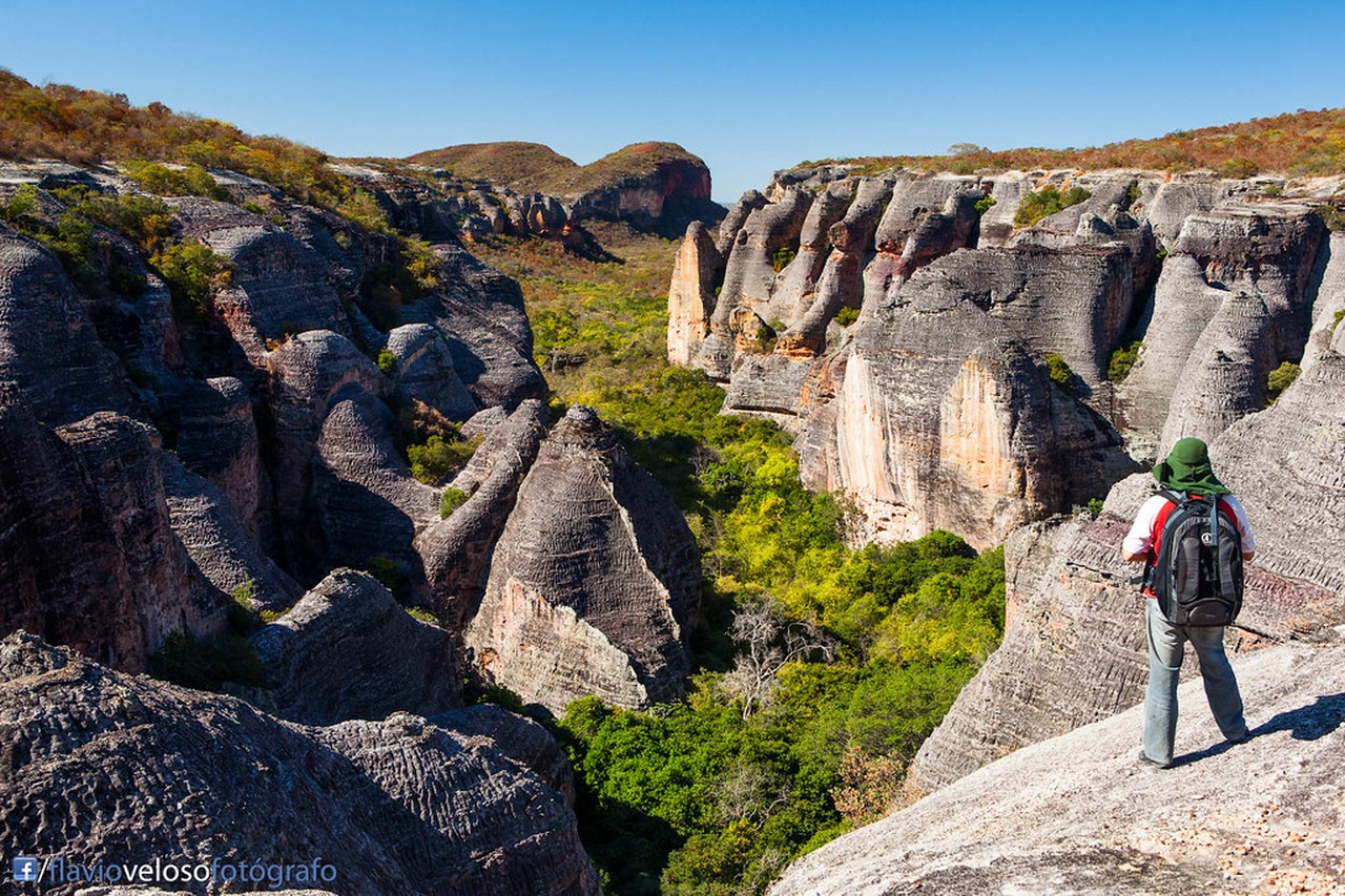 Cena de reportagem: canion das Andorinhas, Parque Nacional da Serra da Capivar. Flickr, no trecho “Como chegar”