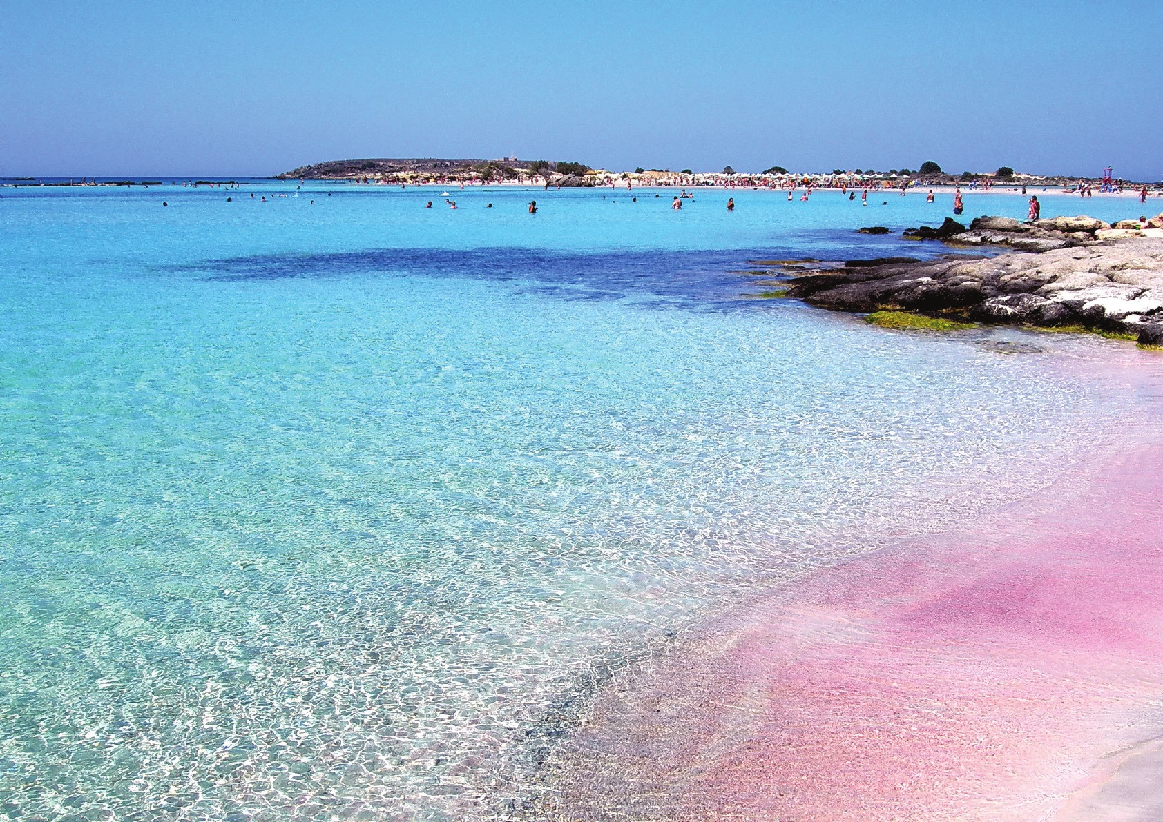 Cena de reportagem: elafonisi Excursion Tour Trip Crete, no trecho “De onde vem a cor”