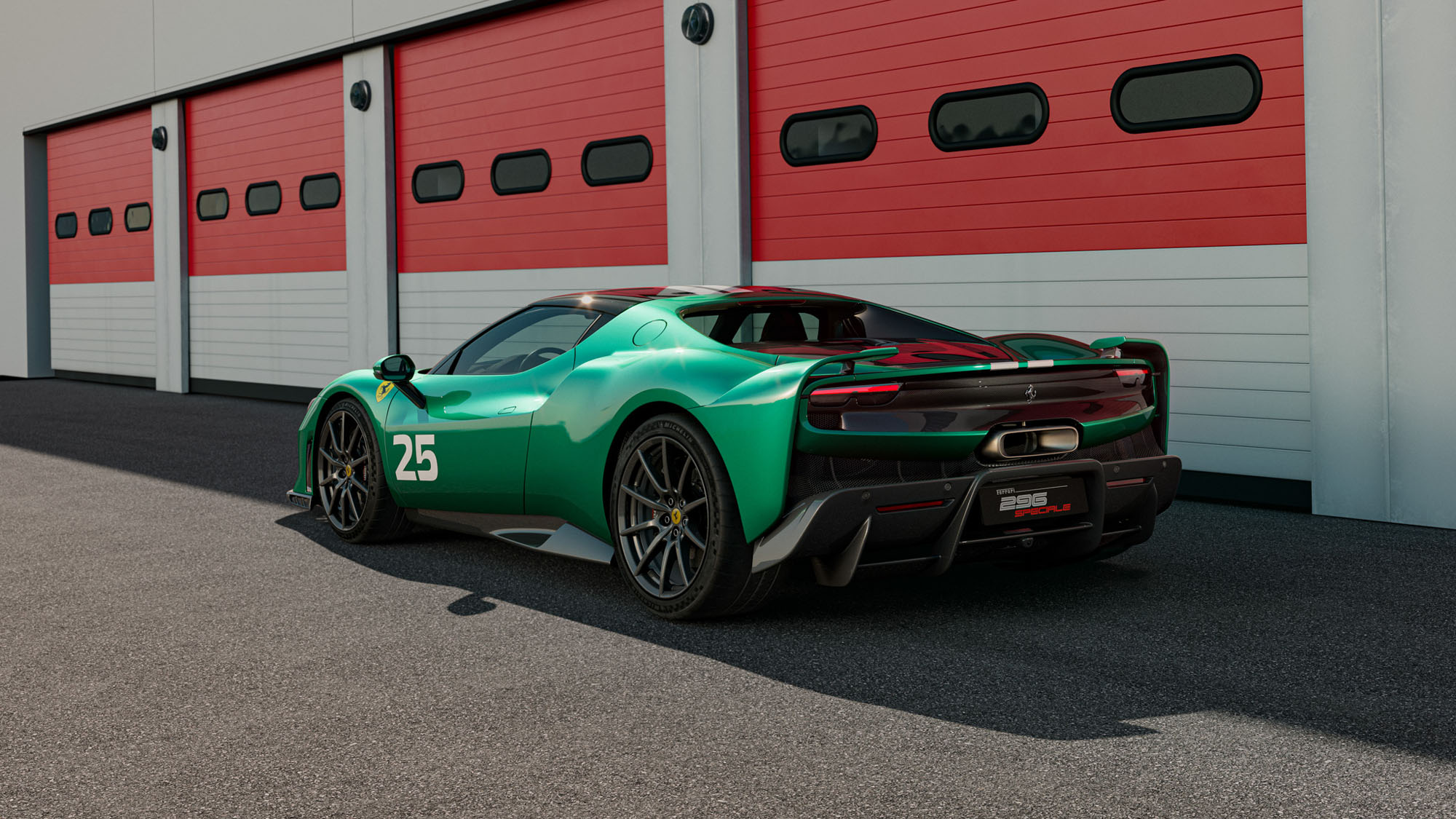 Cena de reportagem: ferrari 296 Speciale Arrives!, no trecho “O que a tempestade pode causar”
